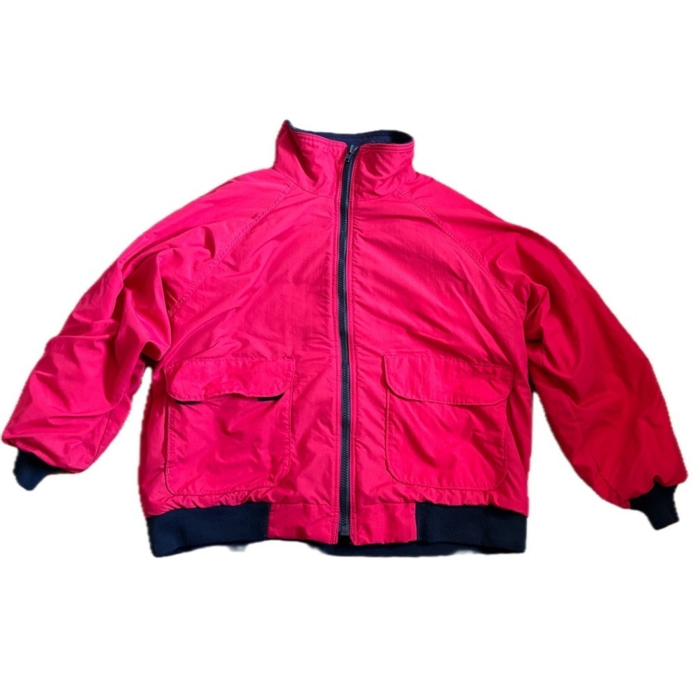 Vintage Women’s Sierra Trading Post Red Winter Jacket XL Fleece Lined Union Made